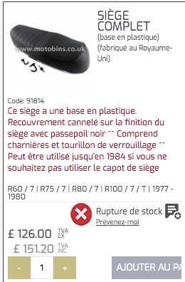 (vendue)Selle série 7 neuve Captur11