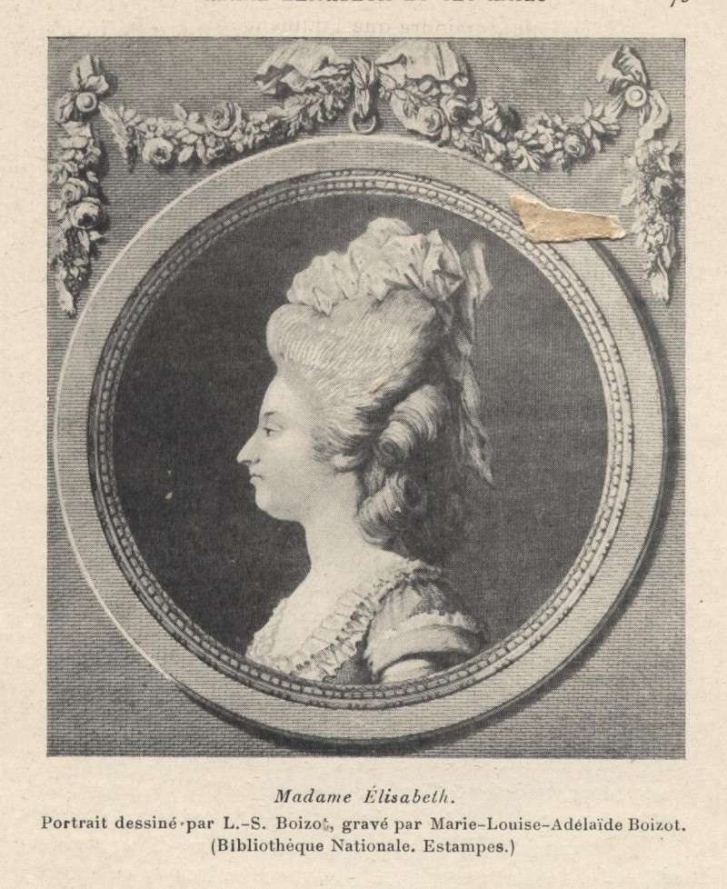 Gravures représentant Madame Elisabeth 00910