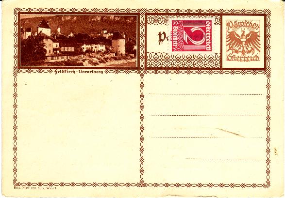 Bildpostkarten Österreich - Mi. P 278 Bpkfel11