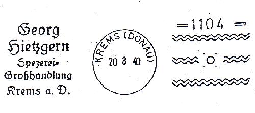 Osterreich - Freimarkenstempler Frmshi10