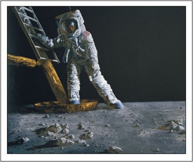 Apollo Astronaut on the Moon [Revell 1/8] - Restauration du kit par CSM-103 Thegre11