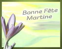 Bonne Fête Martine 610