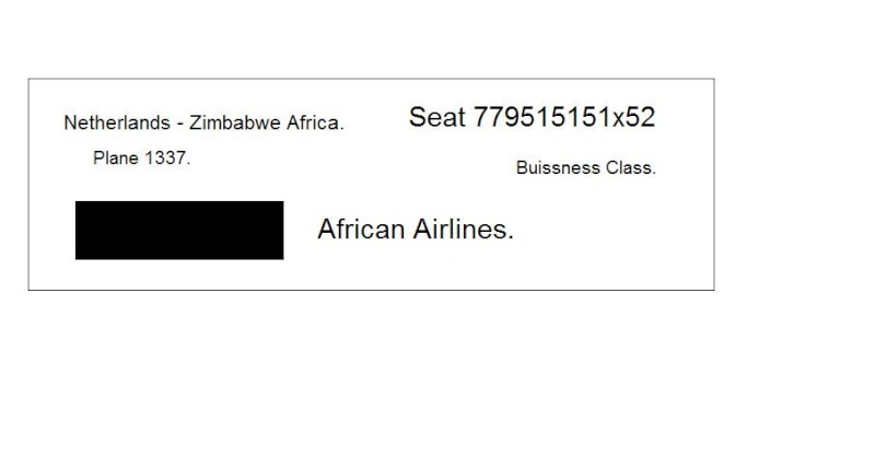 Lets go to Zimbabwe! Ticket10