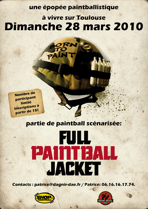 big game full paintball jacket vers toulouse Born2p10