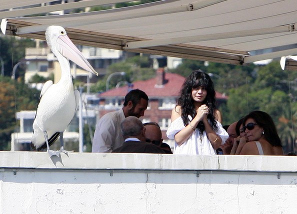 Zac, Vanessa And Ashley Leaving Catalinas Restaurant In Sydney 1025