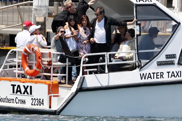 Zac, Vanessa And Ashley Enjoy A Boat Ride In Sydney 1230