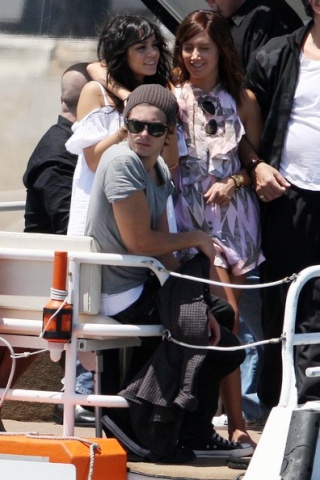 Zac, Vanessa And Ashley Enjoy A Boat Ride In Sydney 138