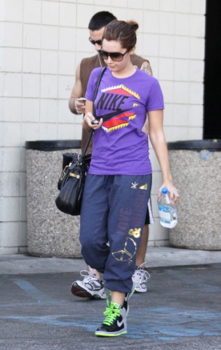 Ashley Tisdale Leaving Her Gym 440