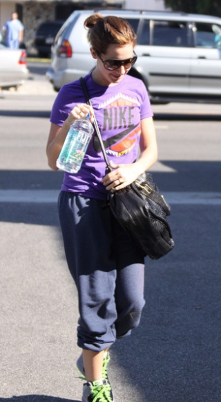 Ashley Tisdale Leaving Her Gym 931