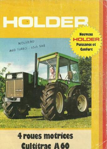 Nouveau tracteur vert : un HOLDER A60 forestier