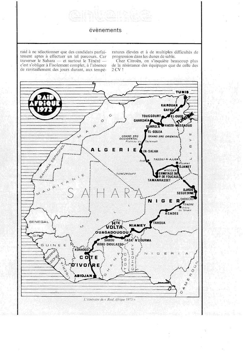 Les BERLIET et 2cv du RAID AFRIQUE 1973 Divers11