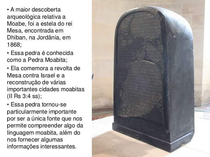 Evidências de guerra bíblica são encontradas em pedra moabita de 2800 anos Slides10