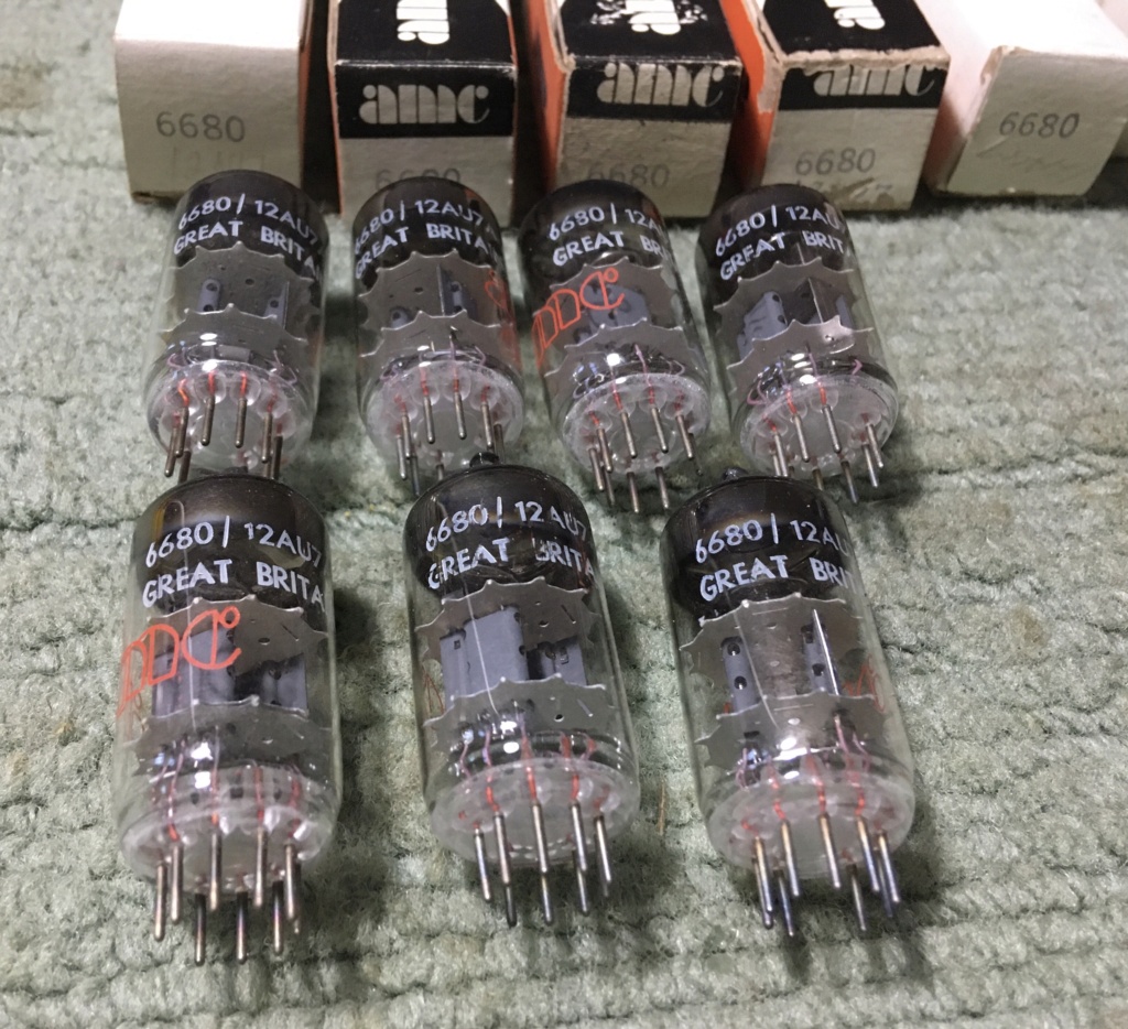 AMC 6680/12AU7A tubes NOS (sold)