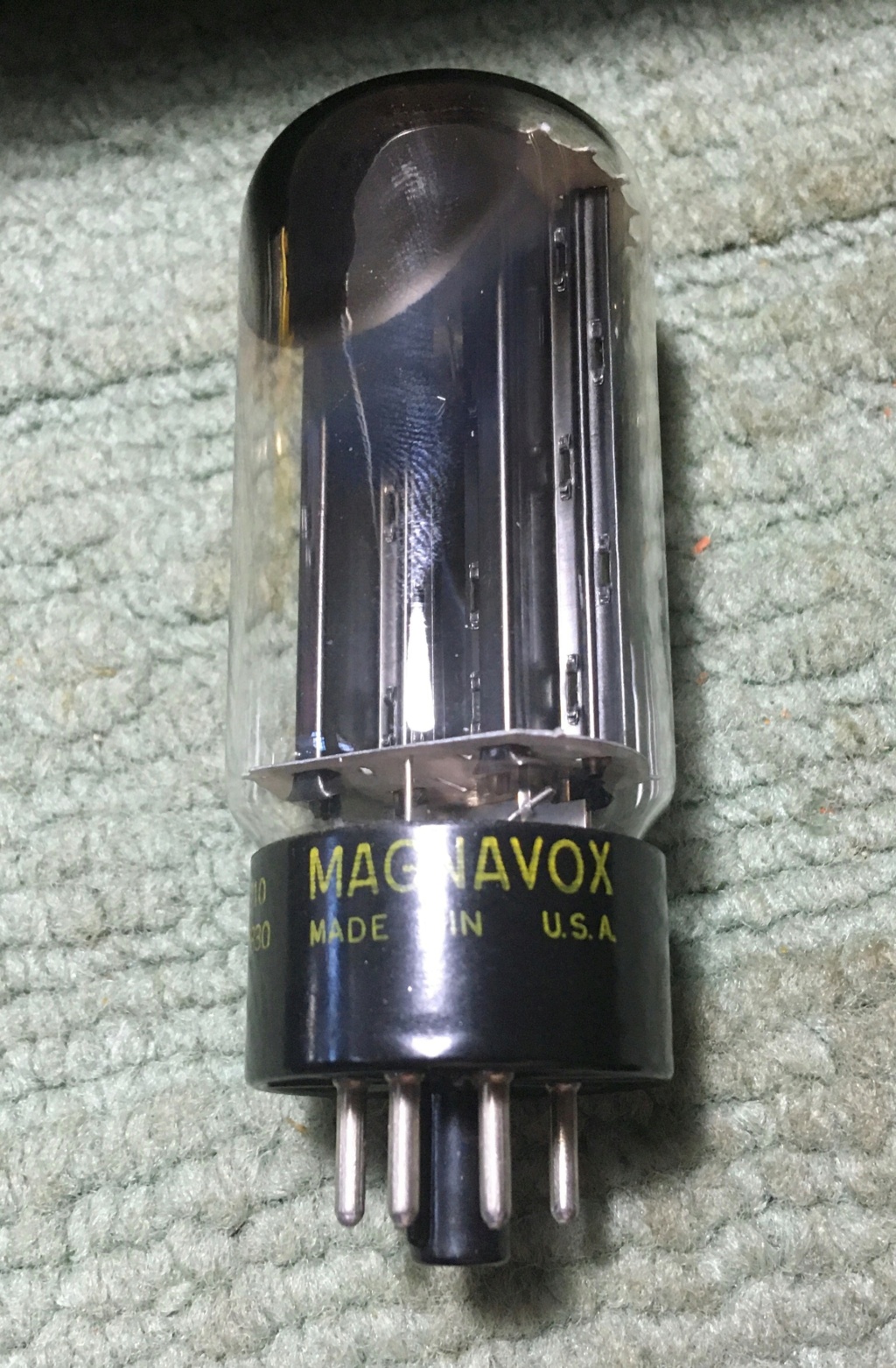 GE/Magnavox 5U4GB rectifier tube used (sold) Ge_5u410