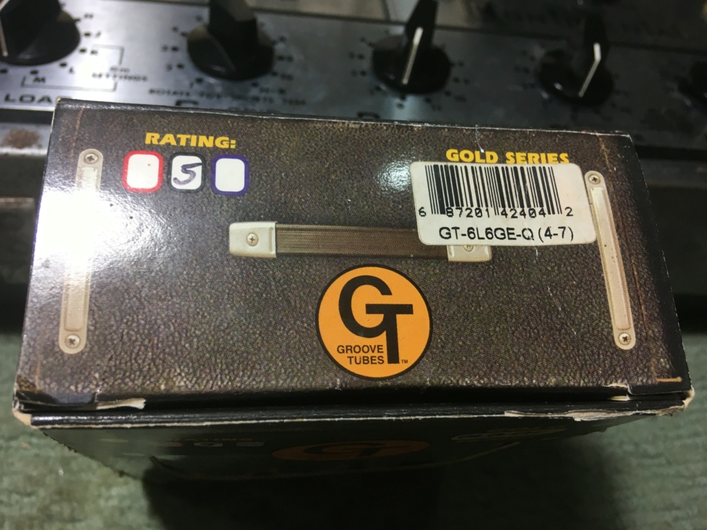 Groove Tubes GT 6L6 GE Gold Series tube NOS (sold) Groove13