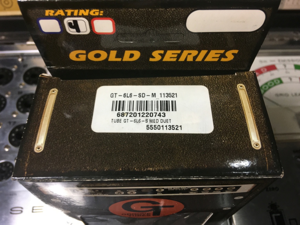 Groove Tubes GT-6L6-S Gold Series tube NOS Groove18