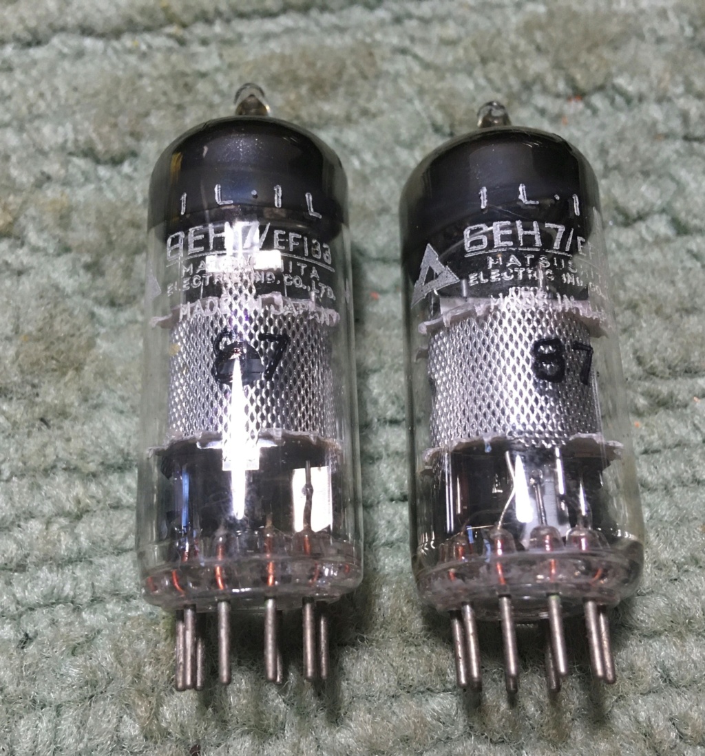 Matsushita 6EH7 tubes used Masush10