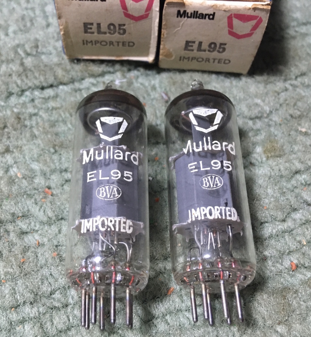 Mullard EL95 tubes NOS Mullar10