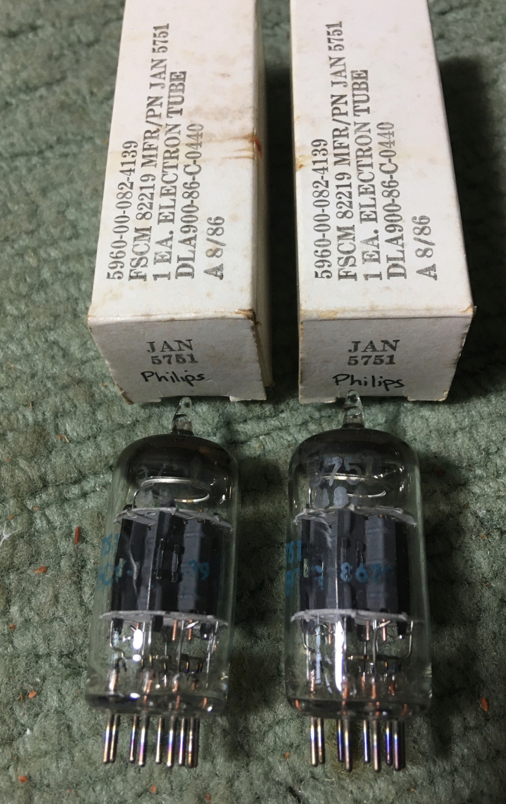 Philips JAN-5751 tubes NOS Philip14
