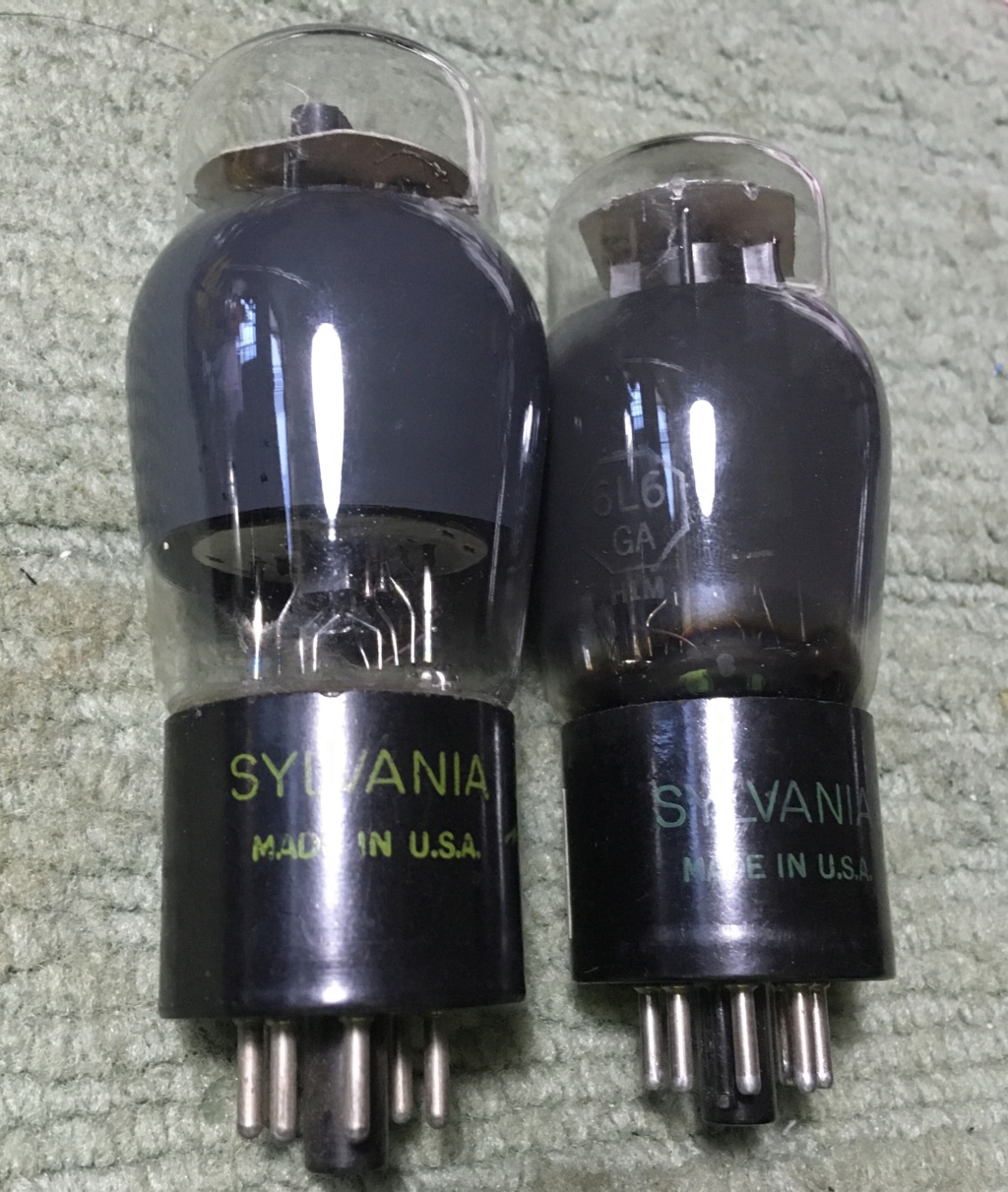 Sylvania 6L6GA tubes used #1 Sylvan10