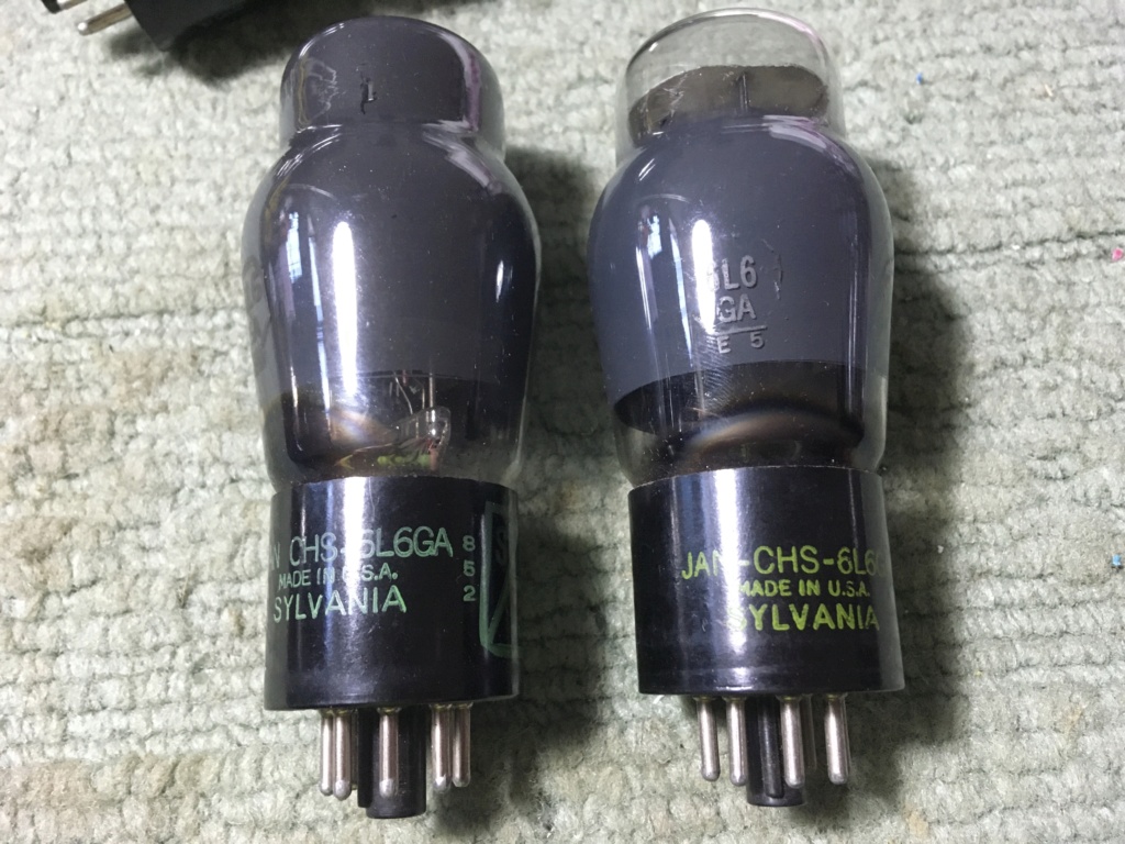 Sylvania 6L6GA tubes used #2 Sylvan13