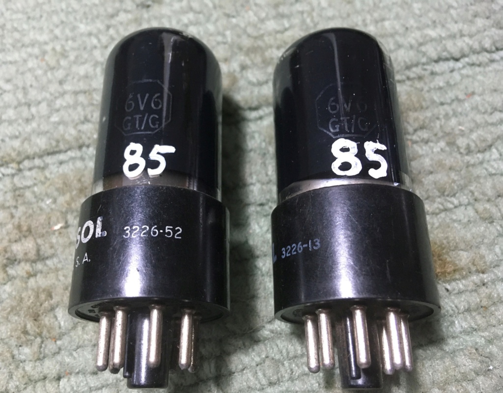 Tung-Sol 6V6GT tubes used #1 Tung_s11