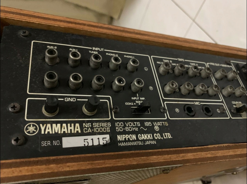 Yamaha CA-1000 Mk2 integrated amplifier (sold) Yamaha18