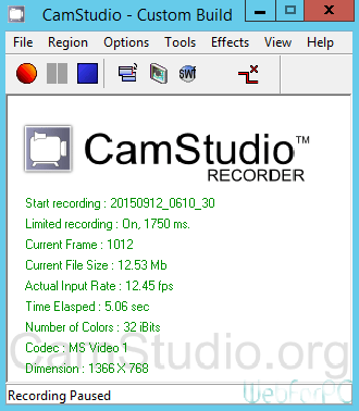 تحميل برنامج كام ستوديو 2019 CamStudio Camstu10