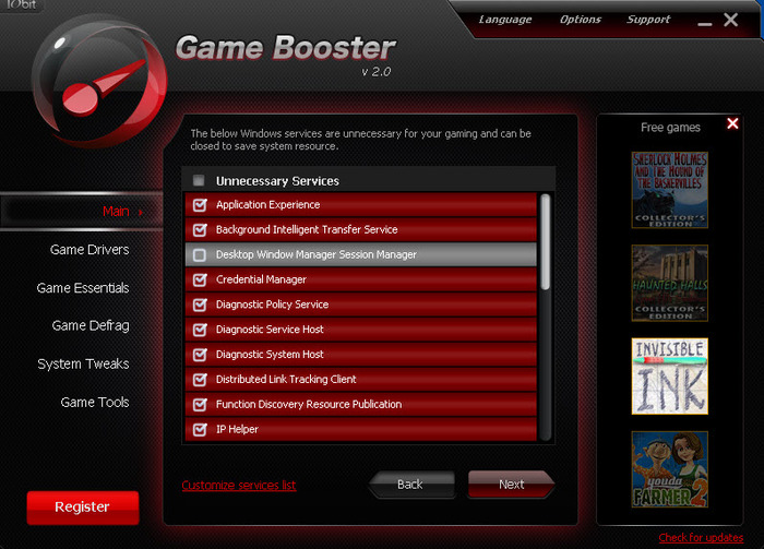 تحميل برنامج تسريع الالعاب 2019 Game Booster Game-b10