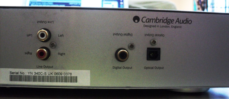 (WTS) Cambridge Audio Azur 340C-S CD Player (sold) Dsc08833