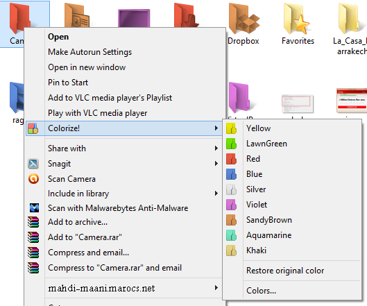  تغير لون الملفات على الويندوز إلى اي لون تريد بسهولة Colori11