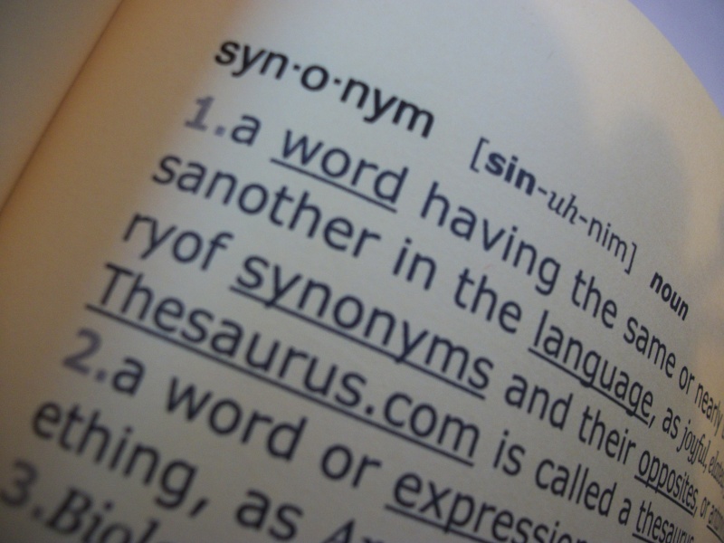 Synonyms for 'many' 00110