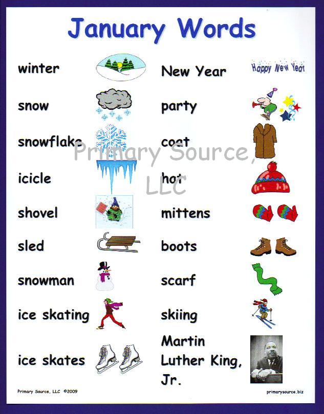 VOCABULARY in pictures - Page 5 Monthl10