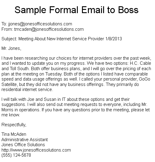 How to Write a Formal Email Sample10