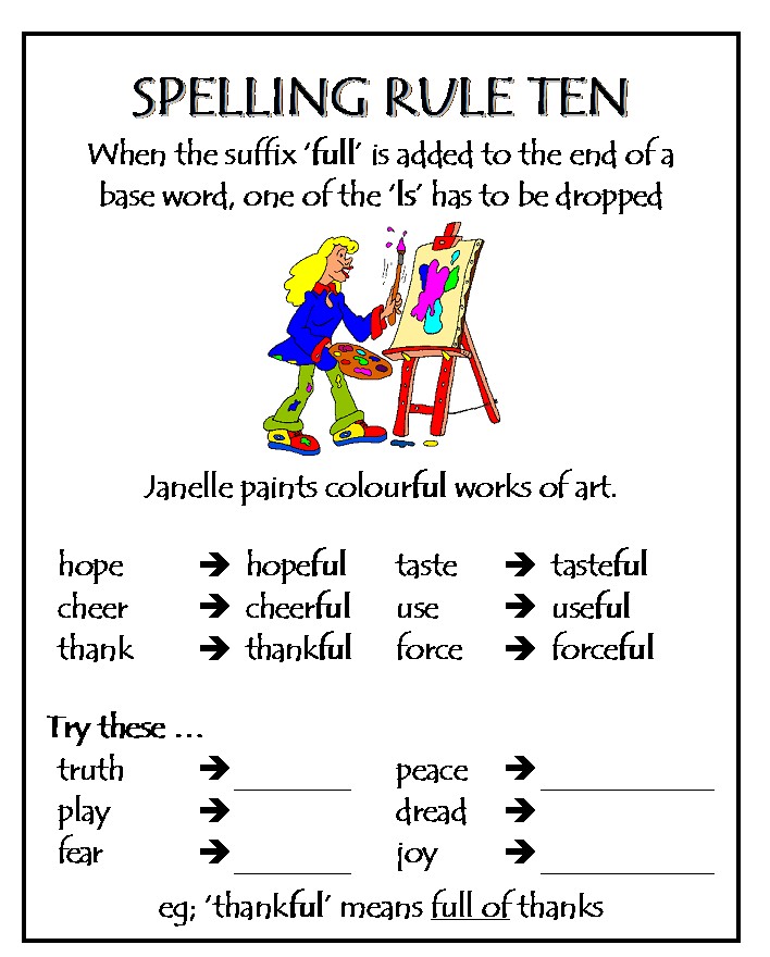 spelling - SPELLING RULES Spelli15