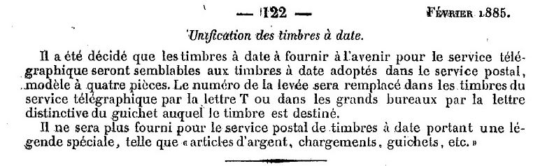 bureau télégraphique Paris 47 Bard Haussmann - oblitération ? Captu177