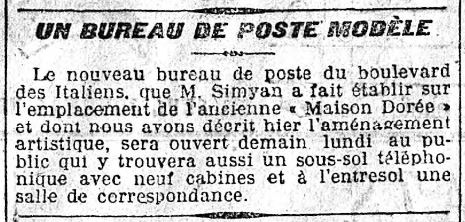Bureaux et Oblitérations de Paris entre 1900 et 1910 Mc510