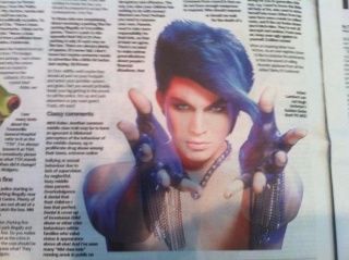 15 : 1 : 2013 : Headlines :  Pedagogo UK Reviews: Adam Lambert - Trespassing  : American Idol, "Trespassing” and Showbiz Interview Barvds10