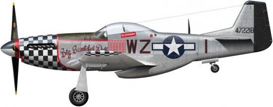 La chute du 3ème Reich : Prologue de série : P-51 D-20 Airfix 1/72ème P-51d-10