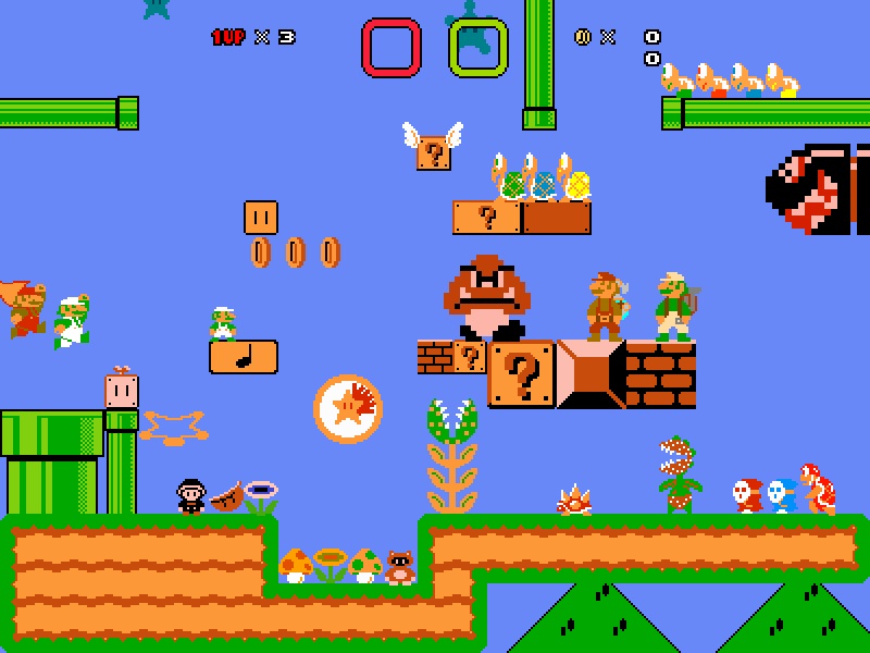 A koopas revenge 2. SMB 1-1. Марио СМБ 1. Smb1 Mario NES. A Koopa's Revenge 2.