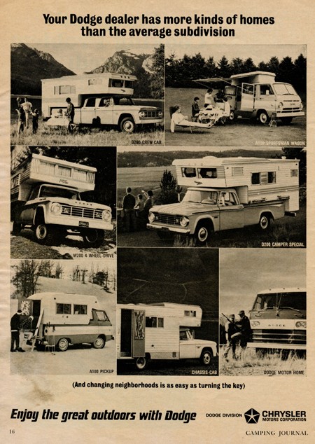 More vintage Dodge van camper ads... Dodge-12