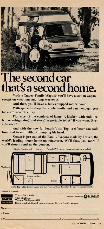More vintage Dodge van camper ads... Dodge-17