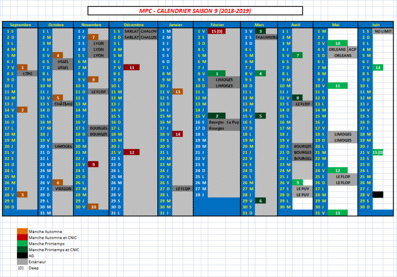 Calendrier Saison 9 Calend16