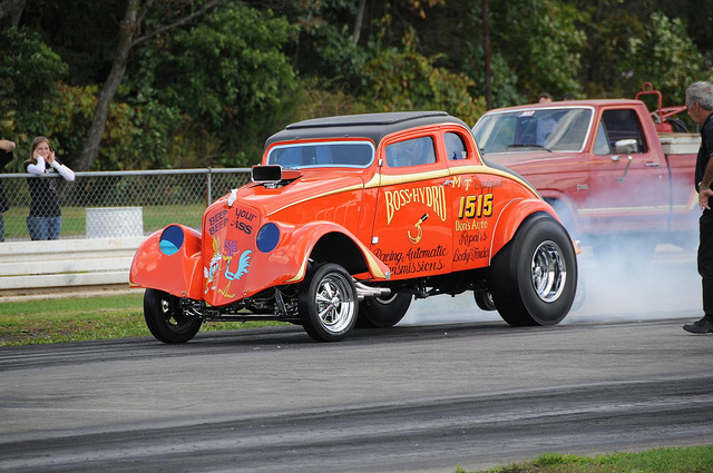 Rocky Pirrone's Boss Hydro '33 Willys Gasser.