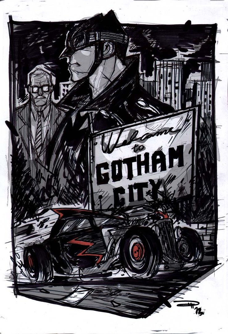 Batman rockabilly by DenisM79 Gotham10