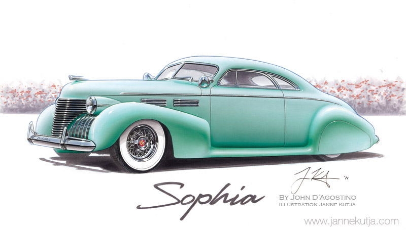 Cadillac 1938 - 1940 custom and mild custom Janne-10