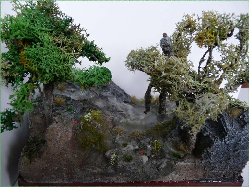 "The Dream of Trees" Diorama Seigneur des anneaux (Sylvebarbe, Merry et Pippin) Tree411