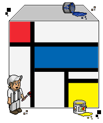 [SP] Mondrian e i suoi Quadri.. Colorati! Pixelc10