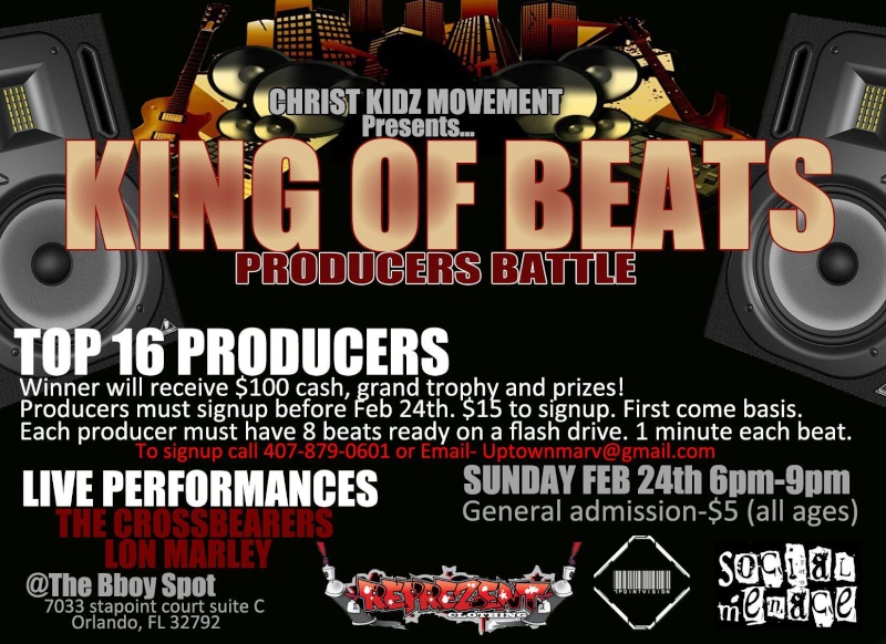 King Of Beats: Producer Battle & Networking Opportunity (ORLANDO/WINTER PARK) 79815511