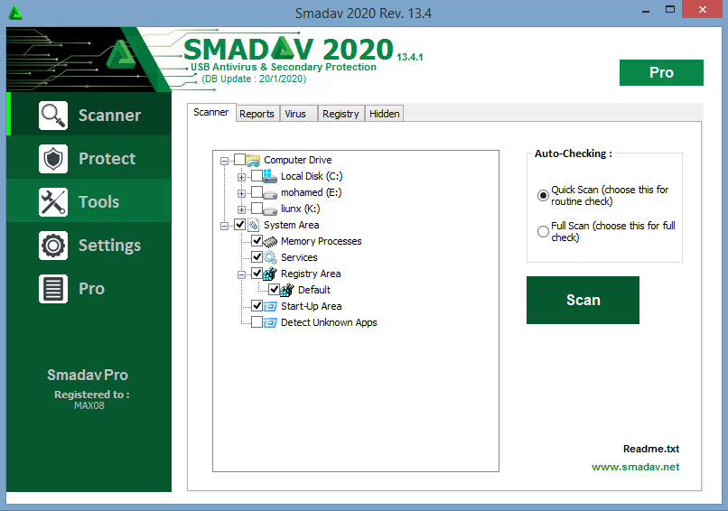 برنامج الحماية الرائع Smadav Pro 2020 13.4.1 + Serial Key باحدث اصدراته + التفعيل 1197